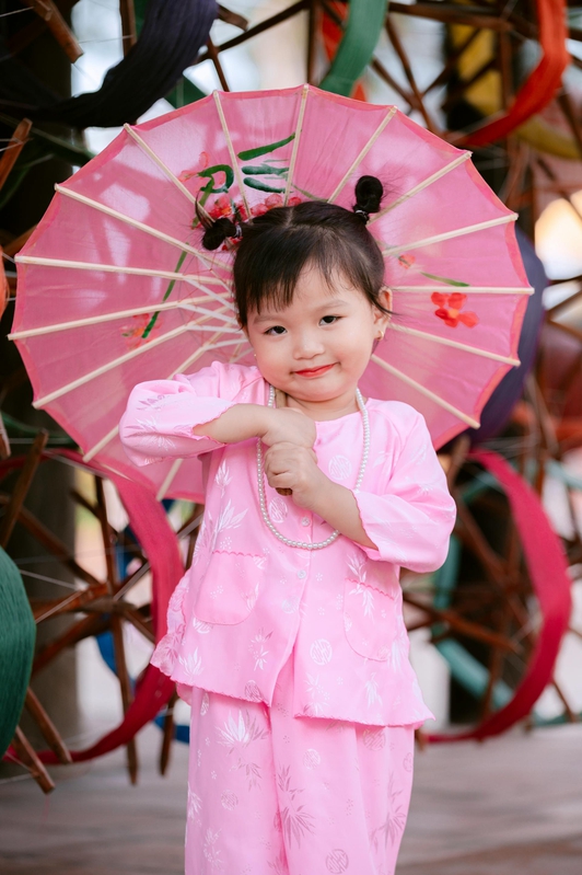 Áo bà ba, trẻ em, kids, kid, girl, truyền thống, tết, xuân, spring, Việt Nam - MINH VO 1