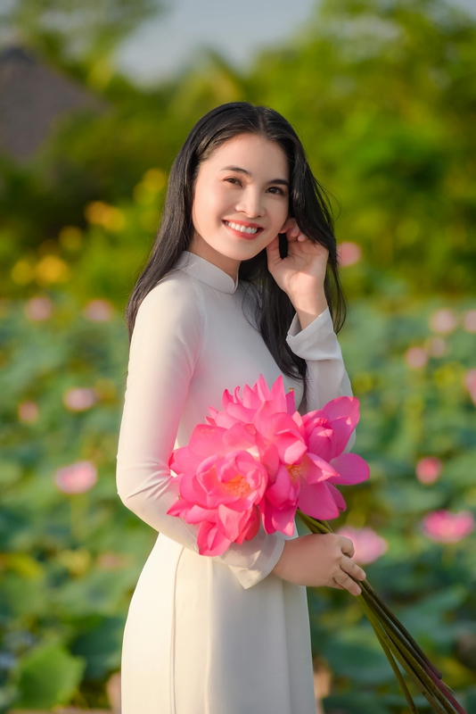 Áo dài, áo dài Việt Nam, áo dài màu trắng, con gái, girl, truyền thống, Việt Nam - Võ Văn Tiến 5