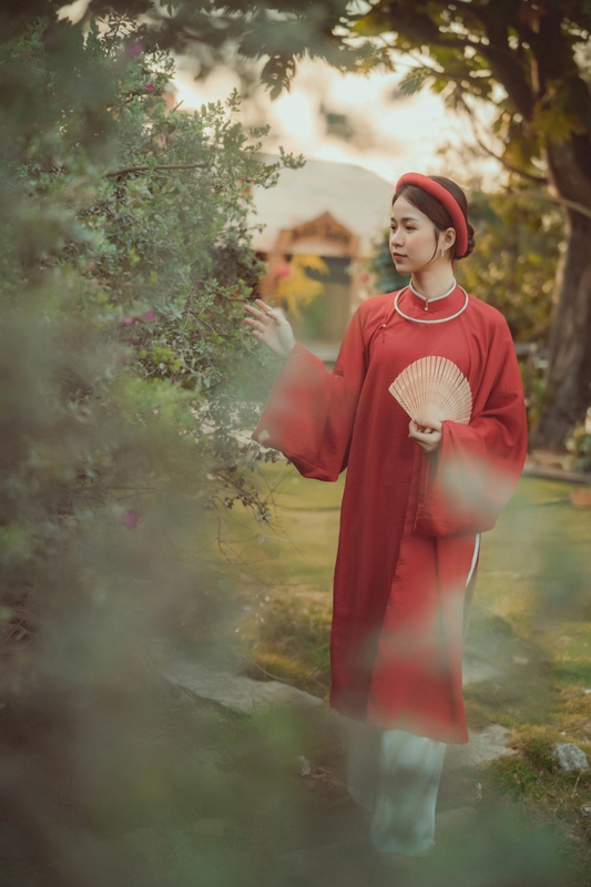 Áo tứ thân, áo tứ thân truyền thống, con gái, girl, truyền thống, Việt Nam - Tung Vu