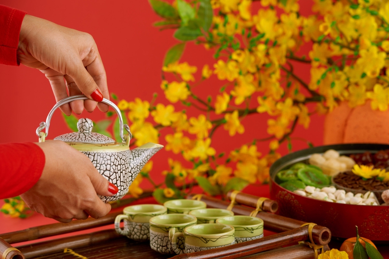 Tết, mứt tết, trà tết, không khí tết, tết nguyên đán, Tet, Tet jam, Tet tea, Tet atmosphere, Lunar New Year -  pressfoto 1