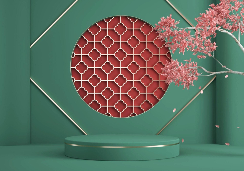 Bục sản phẩm, trang trí tết - yuanyuan yan 2