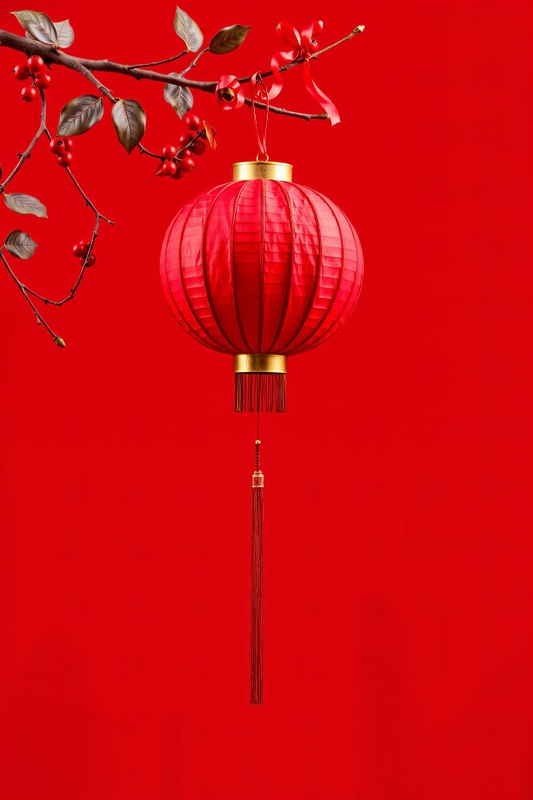 Đèn lồng, tết, hoa đào - doanhnguyen1848 1