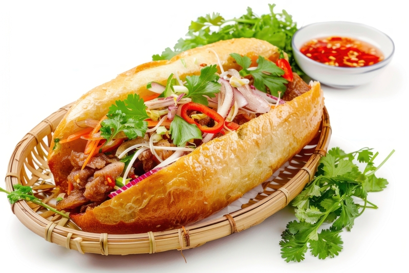 Bánh mì, ổ bánh mì, bánh mì thịt, hấp dẫn, Bread, loaves of bread, meat sandwiches, delicious - rawpixel