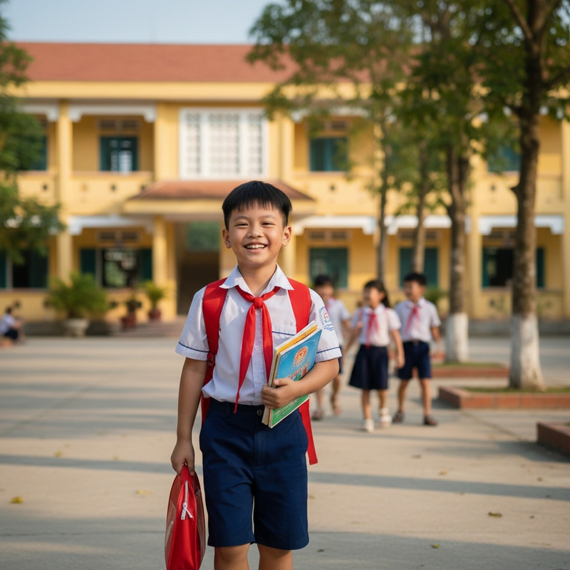 hình ảnh học dinh cở nhỏ . Với đặc điểm phong cách thực tế ....