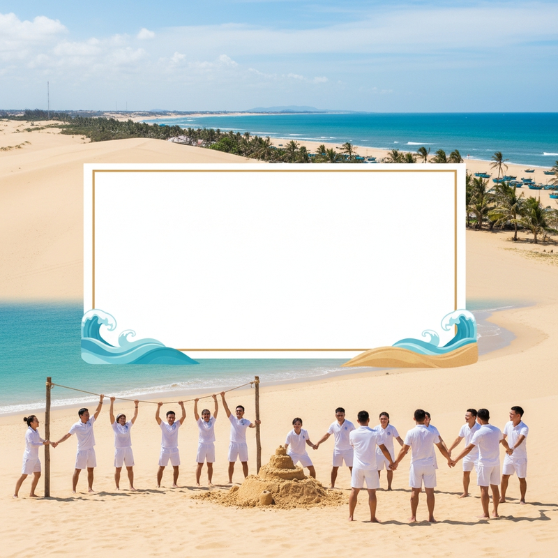 Tạo băng rôn team building đi mũi né . Với đặc điểm phong cách...