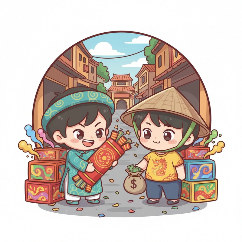 mua bán pháo trái phép. Với đặc điểm Phong cách: Phong cách: Chibi....
