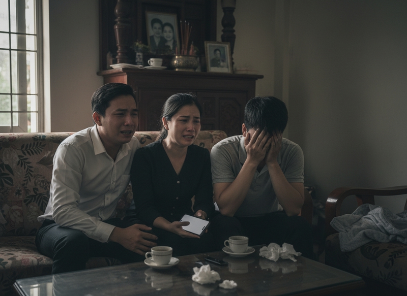 Sự hoạn loạn của anh chị em khi biết bố sẽ mất. Với đặc...