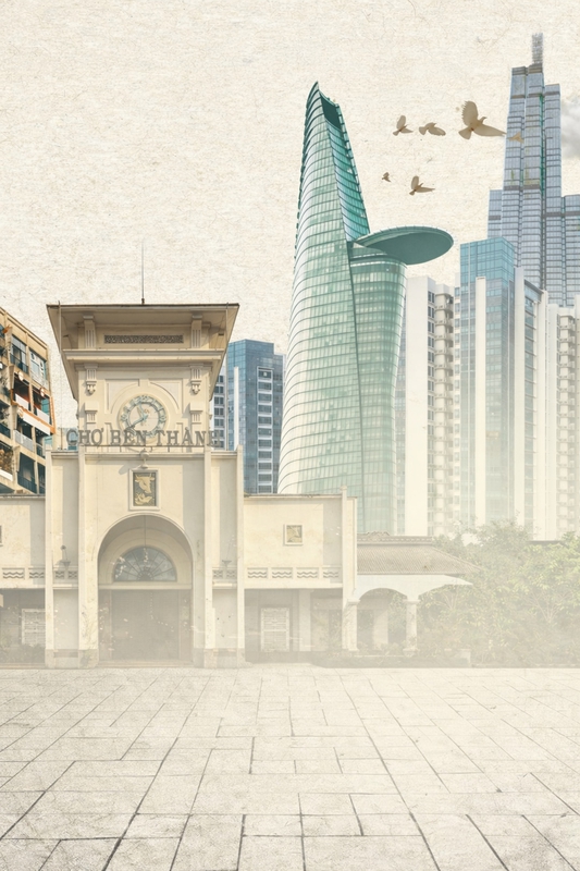 Cảnh sài gòn, mộc mạc