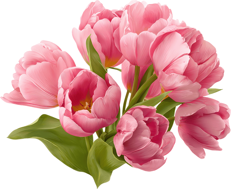 Bó hoa, hoa tulip