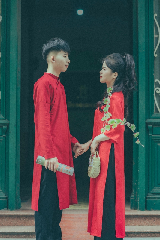 Cặp đôi, áo dài, Tết - Toàn Văn 19