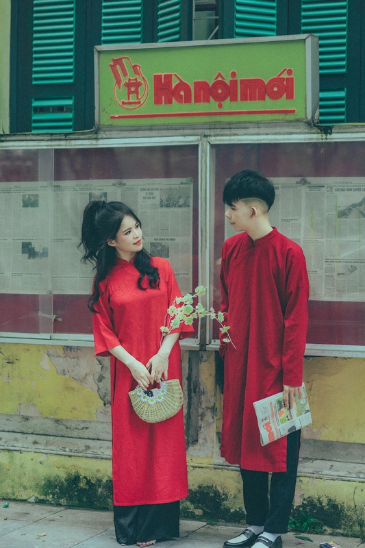 Cặp đôi, áo dài, Tết - Toàn Văn 25
