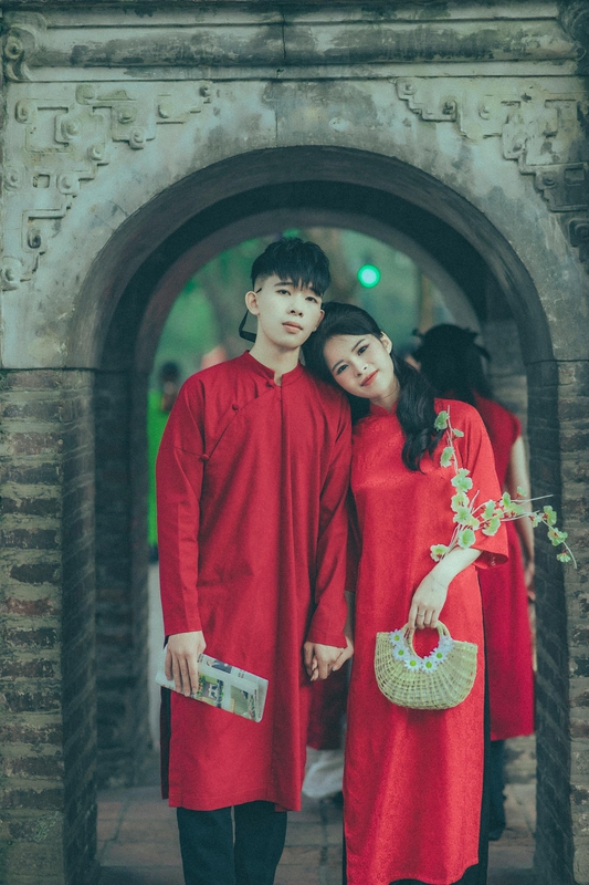 Cặp đôi, áo dài, Tết - Toàn Văn 36
