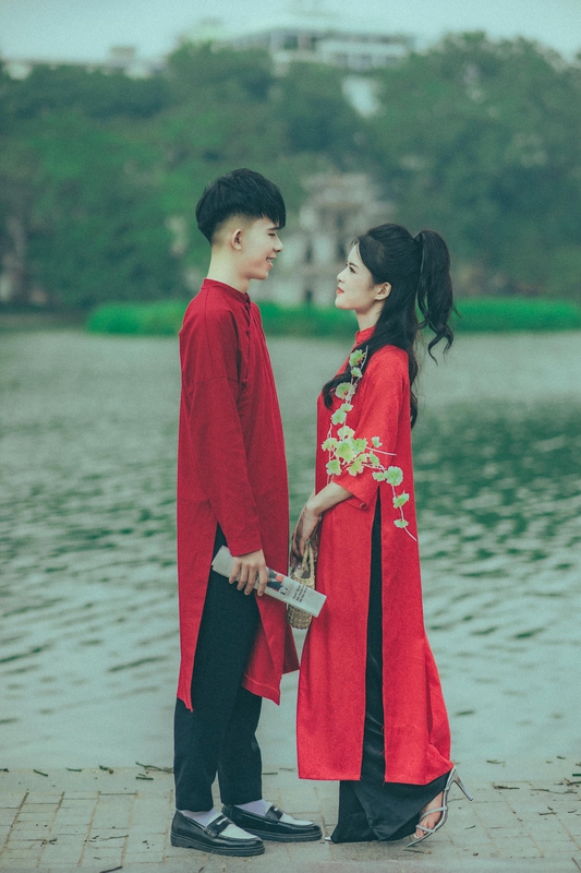 Cặp đôi, áo dài, Tết - Toàn Văn 37