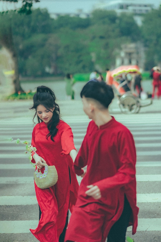 Cặp đôi, áo dài, Tết - Toàn Văn 40