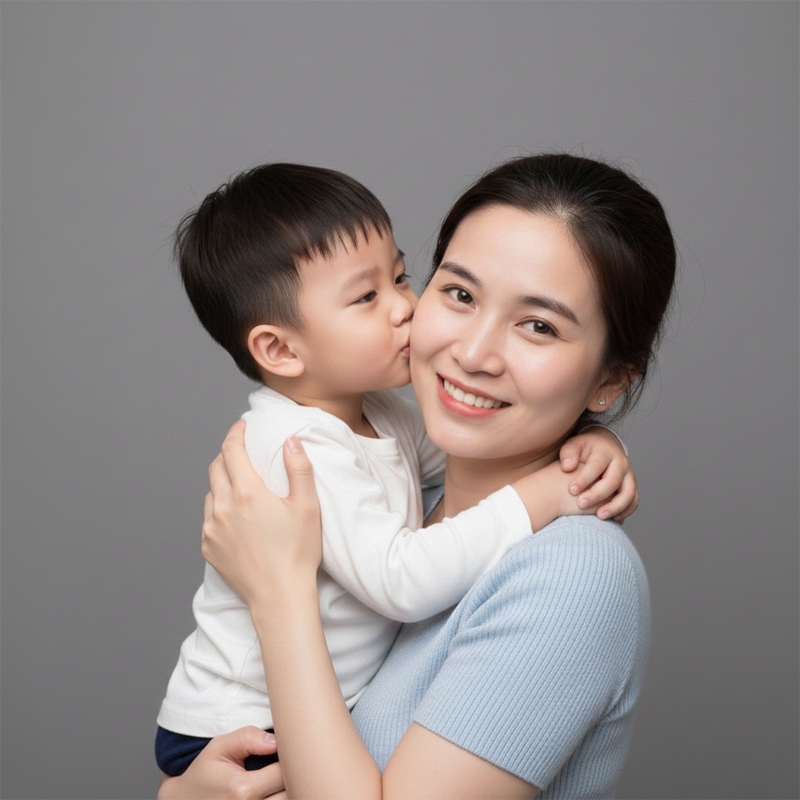 Mẹ và bé, gia đình 1