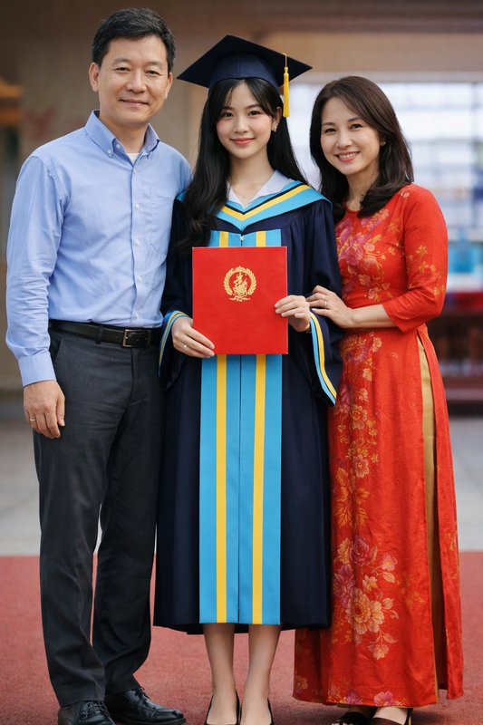 Cô gái, chụp ảnh kỷ niệm