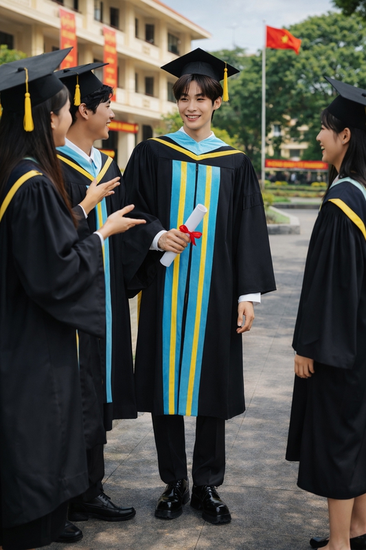 Chàng trai, cô gái, tốt nghiệp 1