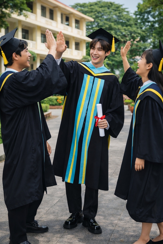 Chàng trai, cô gái, tốt nghiệp 2