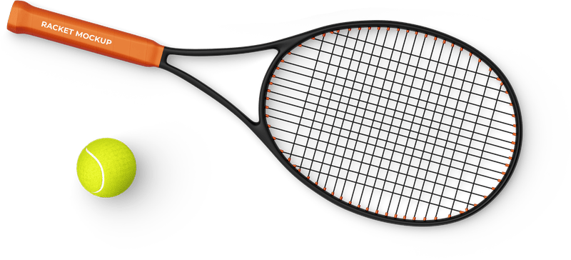 Vợt, bóng tenis