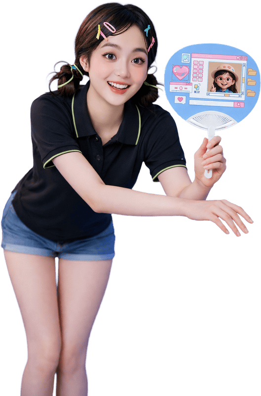 Cô gái, vui vẻ 1