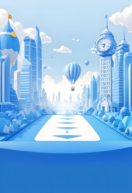 Quảng cáo, blue background