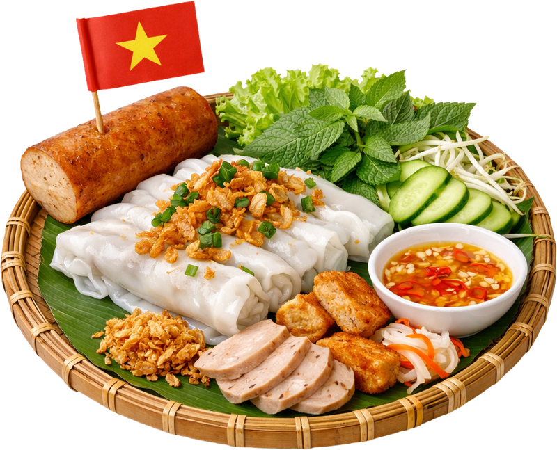 Món ngon, bánh cuốn nóng 1