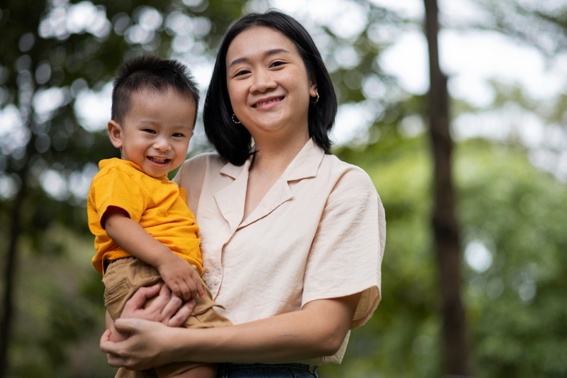 Mẹ và bé, vui vẻ 9