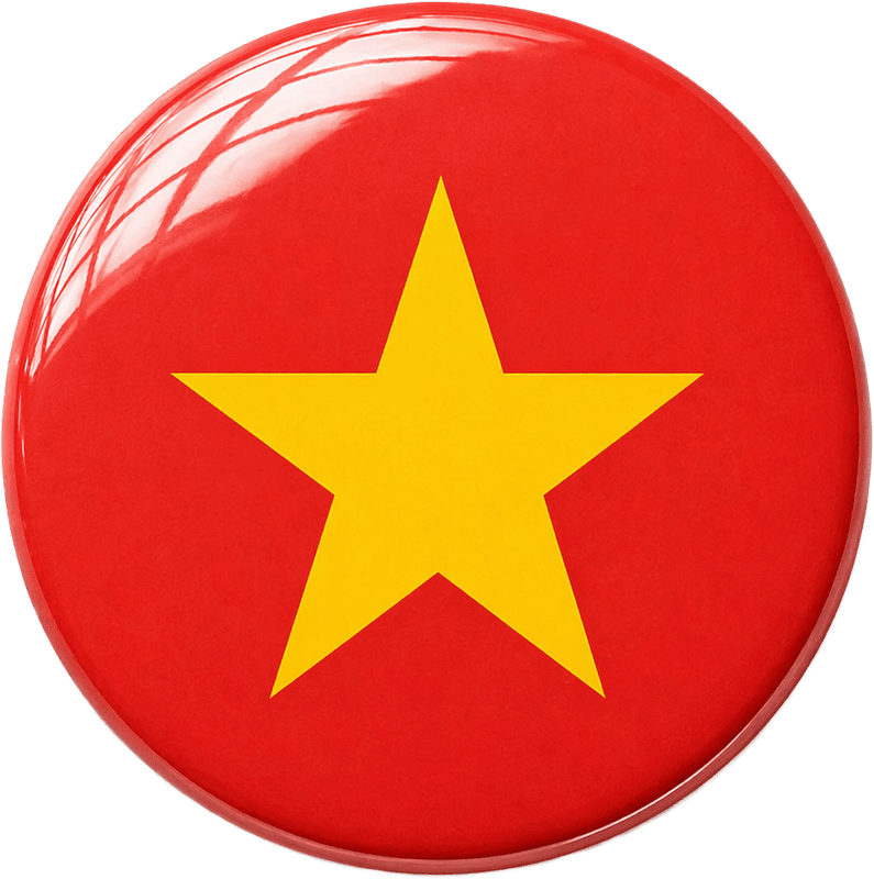 Huy hiệu, cờ việt nam 1