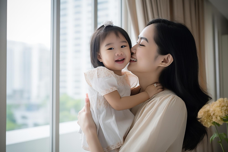 Mẹ và bé, vui vẻ 12