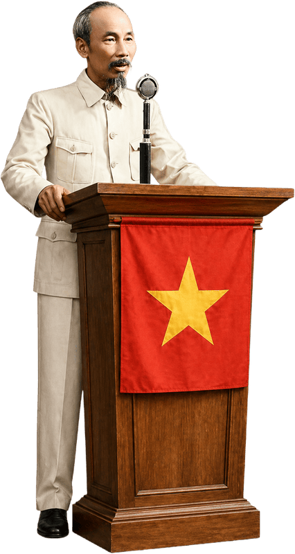 Chủ tịch Hồ Chí Minh, phát biểu