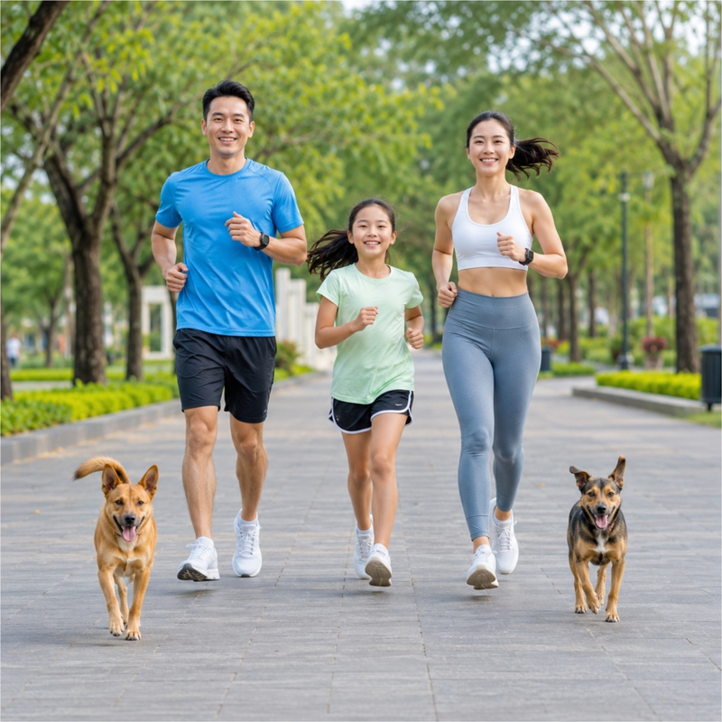 Gia đình, tập thể dục