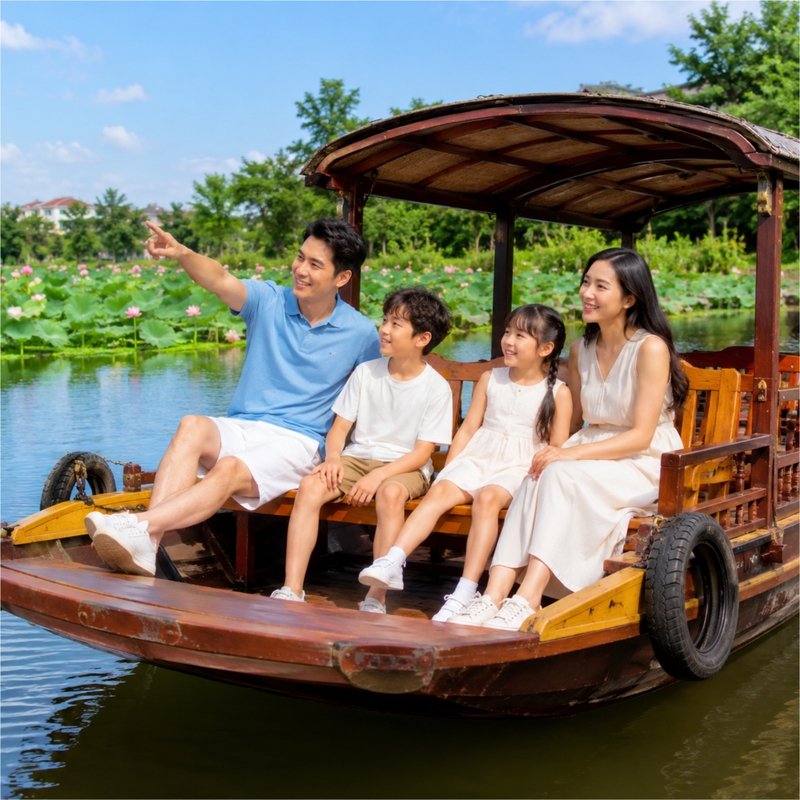 Gia đình, đi thuyền 4
