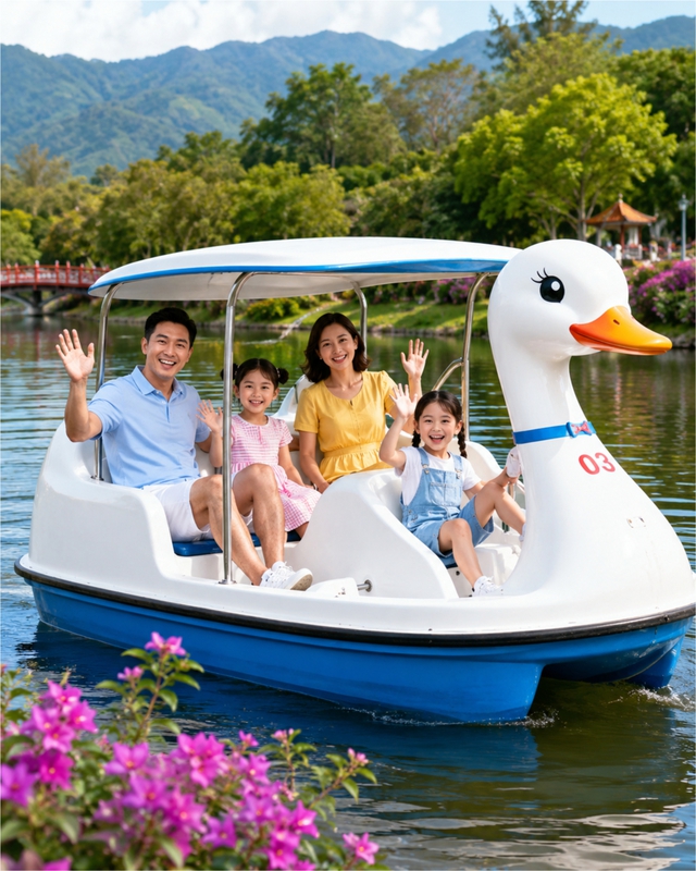 Gia đình, đạp thuyền 3