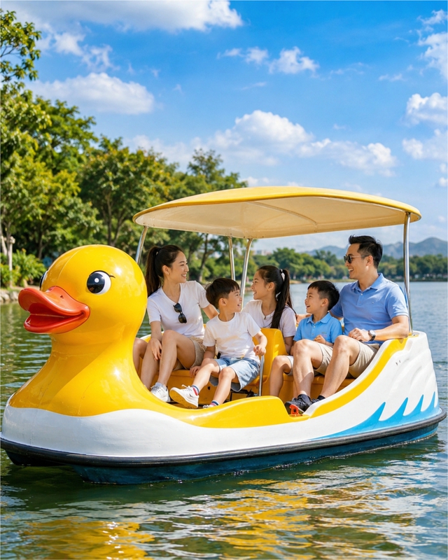Gia đình, đạp thuyền 7