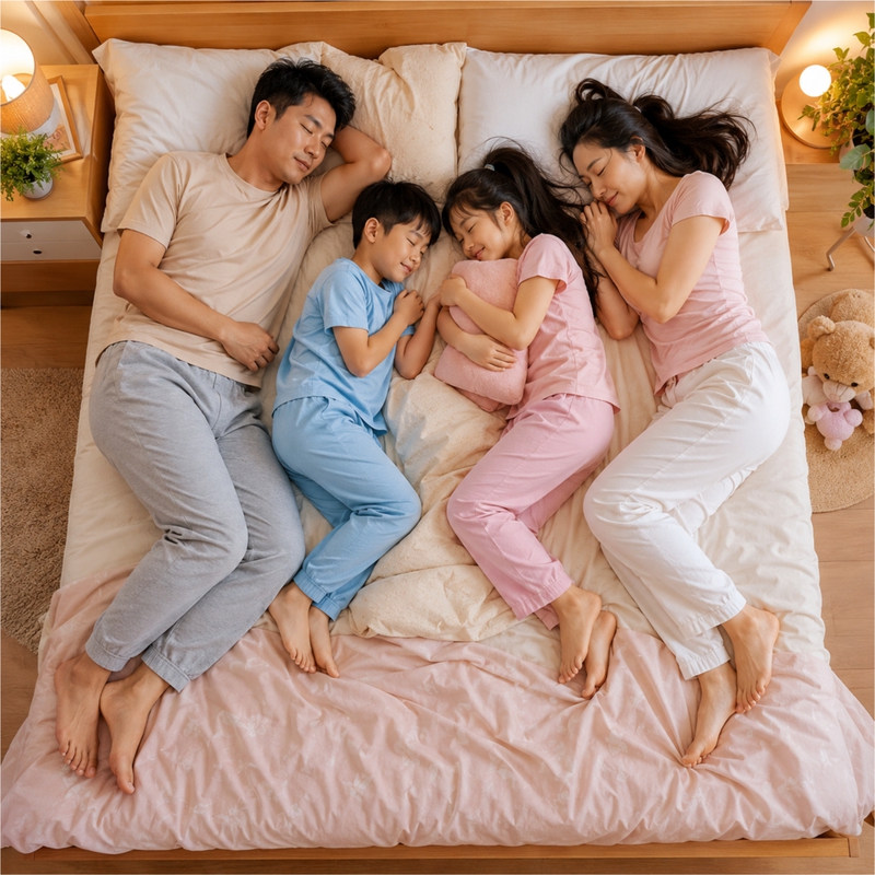 Gia đình, ngủ ngon 4