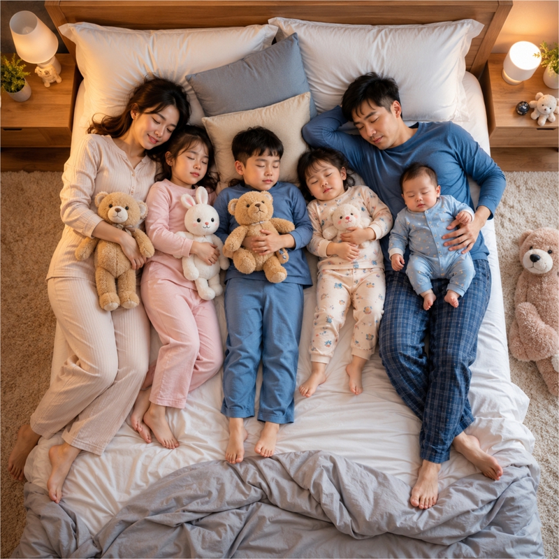 Gia đình, ngủ ngon 5