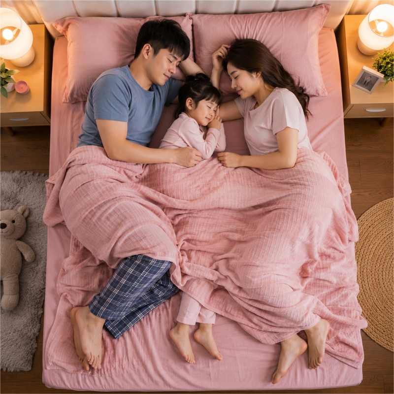 Gia đình, ngủ ngon 6