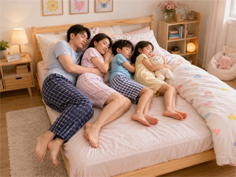 Gia đình, ngủ ngon 14