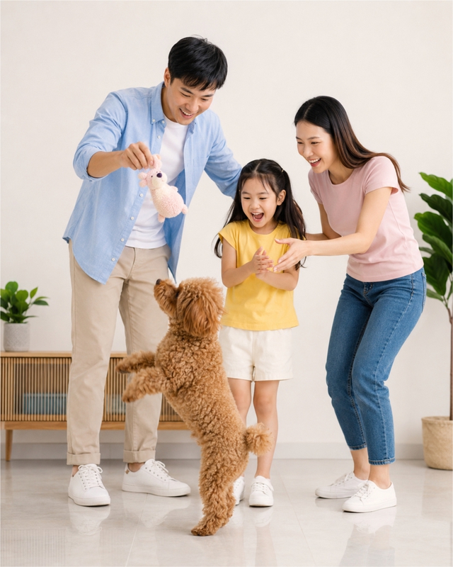 Gia đình, vui đùa cùng thú cưng 5