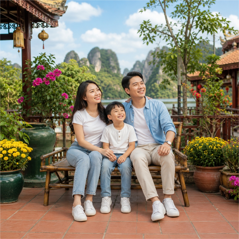 Gia đình, ngắm cảnh 8