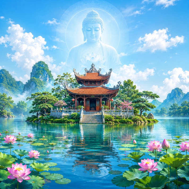 Chùa, bóng ảnh Phật 2