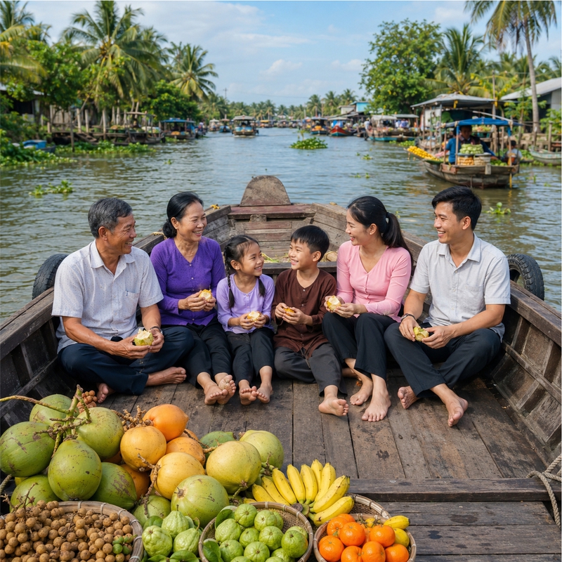 Gia đình, đi thuyền 13