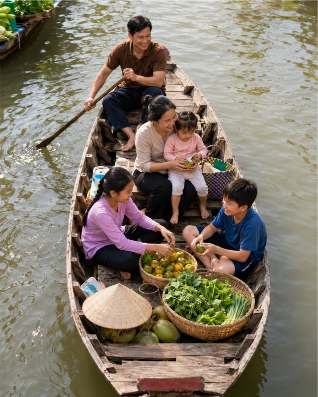 Gia đình, đi thuyền 24