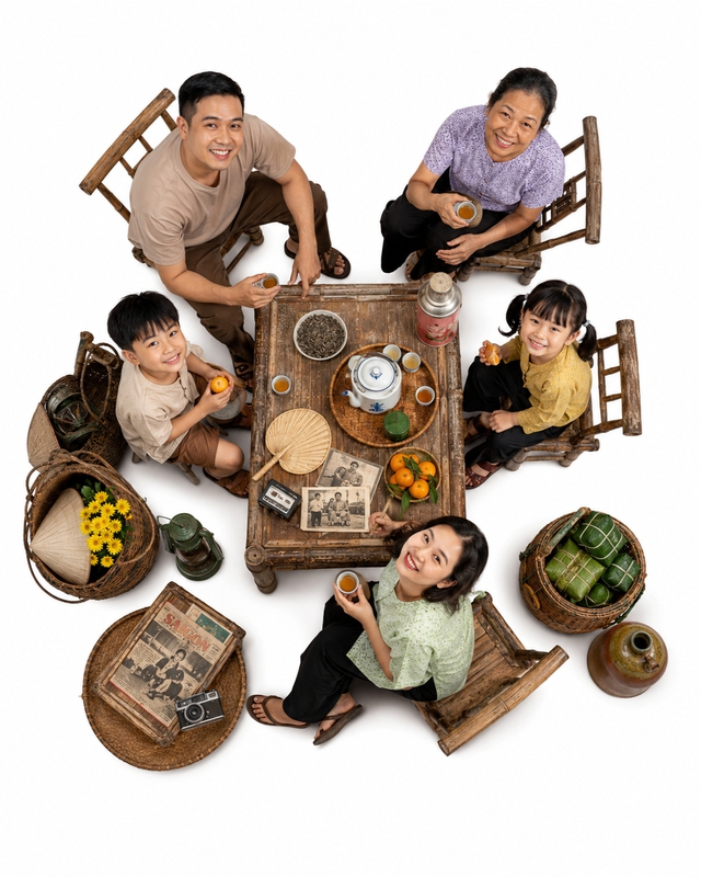 Gia đình, dùng bữa 1