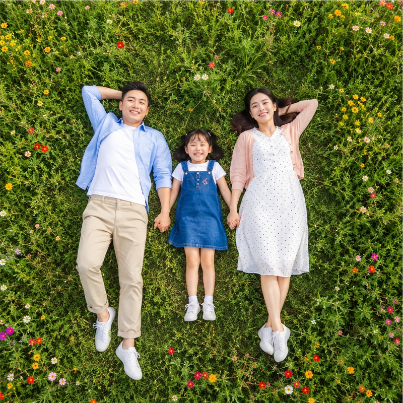 Gia đình, ngắm trời 2