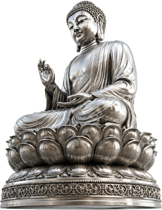 Tượng phật, tượng bạc