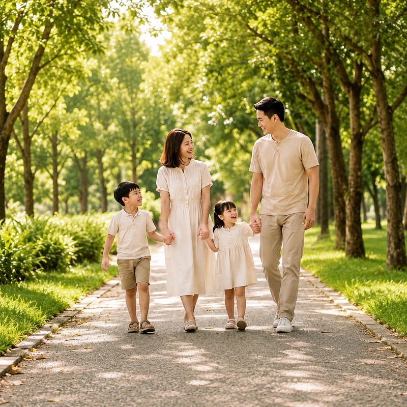 Gia đình, vui vẻ