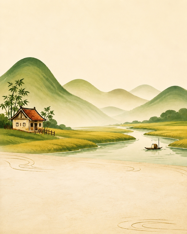 Miền quê, sông nước