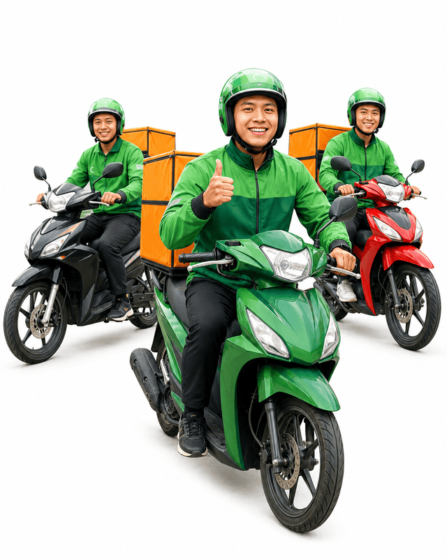 Chàng trai, giao hàng