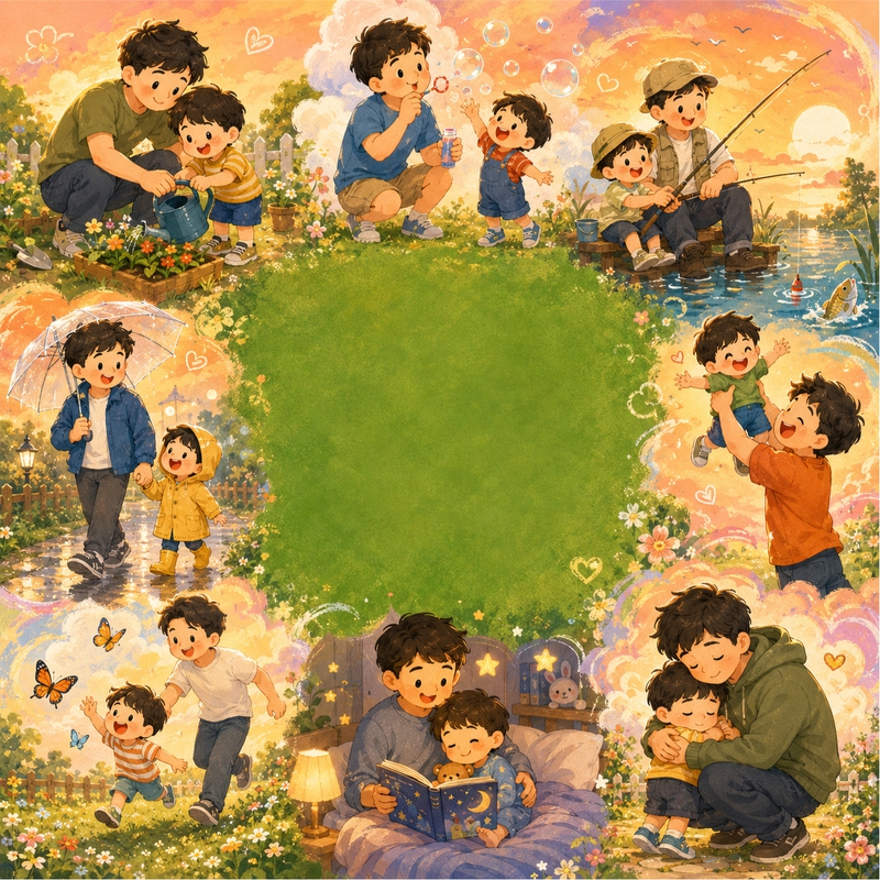 Bố và con, vui vẻ 33
